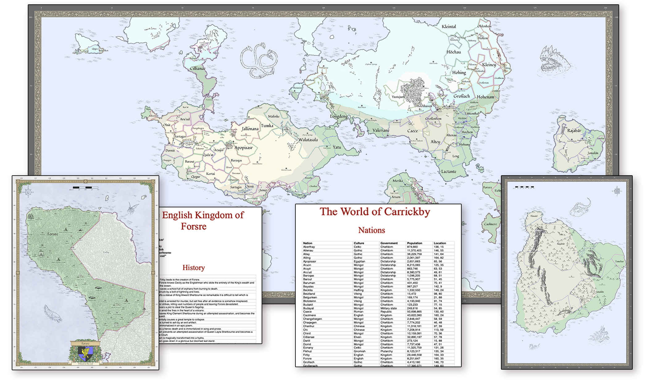 fictional world map